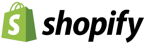 Shopify logo - green bag with shopify in writing